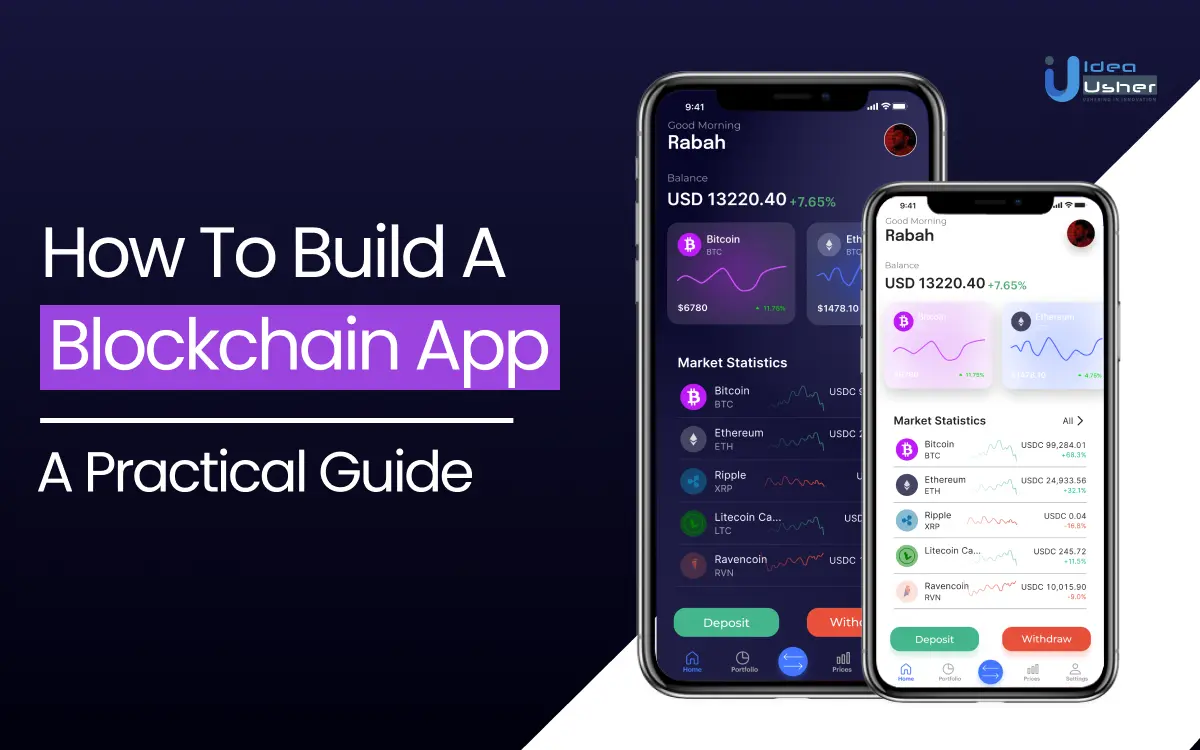 Blockchain privacy app interface